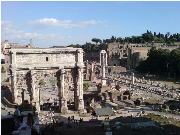 Die Reste des Forum Romanum
