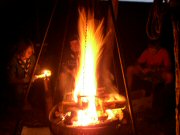Wenn das mal keine Lagerfeuerromantik ist...